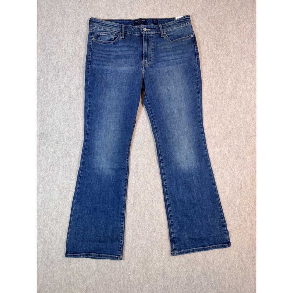 Lucky Brand Sweet Mid Rise Bootcut Jeans Blue Ankle 16/33 7W13324 NEW